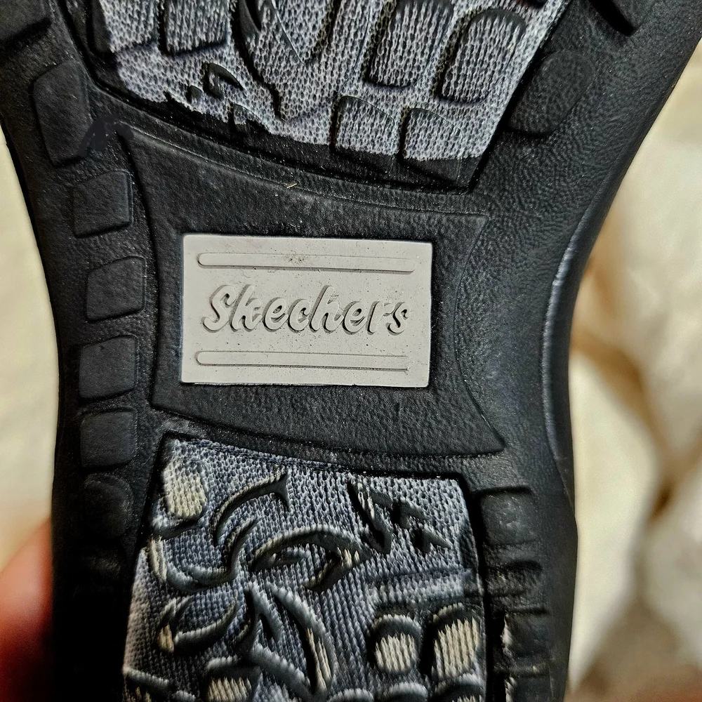 SKECHERS Women's Reggae Slim Forget Me Knot Strappy Memory Foam Sandals Black 9 - Picture 4 of 7